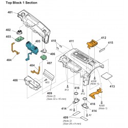 PXW-X70 Sony Camera Exploded Diagram
