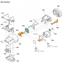 PXW-X70 Sony Camera Exploded Diagram