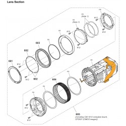 PXW-X70 Sony Camera Exploded Diagram