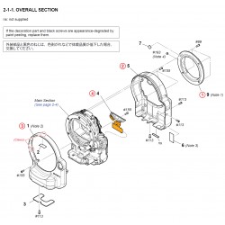 LAEA4 Sony Lens Mount Adaptor Exploded Diagram