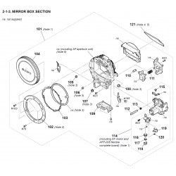 LAEA4 Sony Lens Mount Adaptor Exploded Diagram