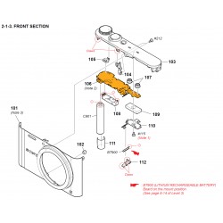 DSC-WX300 Sony Camera Exploded Diagram