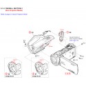 Sony Camera Exploded Diagram for HDR-CX  & HDR-PJ