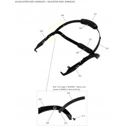 HMZ-T3/3W Sony Head Mount Display Exploded Diagram
