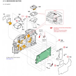A7 ILCE7 / ILCE7K / ILCE7R Sony Camera Exploded Diagram