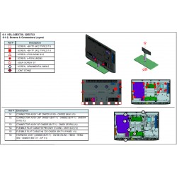 KDL32EX720 Sony Television Exploded Diagram