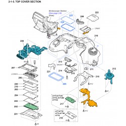 A77 / SLTA77V / A77K / A77L / A77M / A77Q / A77V / A77VK / A77VL / A77VM / A77VQ Sony Camera Exploded Diagram