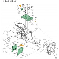 PXW-FX9 / PXW-FX9V / PXW-FX9VK / PXW-FX9T / PXW-FX9TK Sony Camera Exploded Diagram