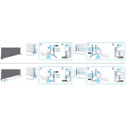 Sony Television Stand Legs for XR55A95L