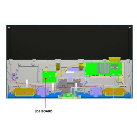 Sony LD3 PCB for Television KD49X8000H