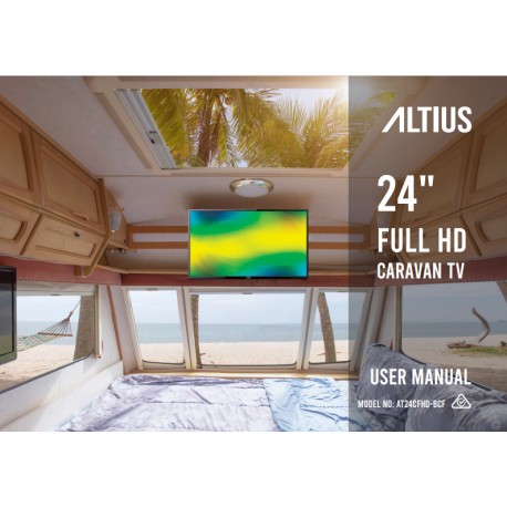 ALTIUS TV AT24CFHD-BCF Instruction Manual