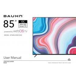 BAUHN TV ATV85UHDW-0322 Instruction Manual
