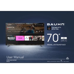 BAUHN TV ATV70UHDT-0623 Instruction Manual