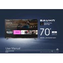 BAUHN TV ATV70UHDT-0623 Instruction Manual