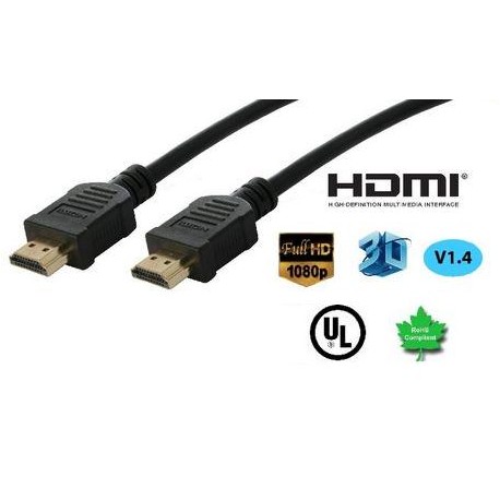 HDMI Cable with Ethernet Type A to Type A 3m