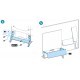 Sony Television KD55X9300E Complete Desktop Stand
