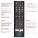 LINSAR TV Remote for LS24HDNF-12V / LS32HDNF-12V / LS32HDNF23 / LS40FHDNF23