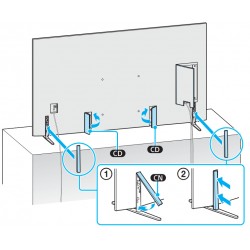 Sony Television Stand Legs for K-77XR80