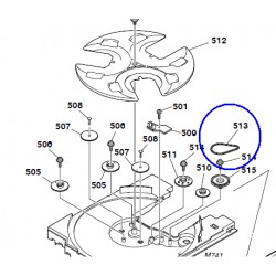 Sony Platter Tray Belt for HCD-RG270 MHC-RG270 HCD-RG475 MHC-RG475S S0424382301