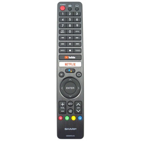 Sharp TV Remote for 4T-C50DK1X 4T-C60DL1X 4T-C70DL1X SHRRMCGB326WJN5