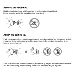 Sony Ear Bud VIOLET for WF-LS910N YY2975 LinkBuds Fit Earphones (1 Bud) S0505690121 S0505690221 S0505690021 S0505690321