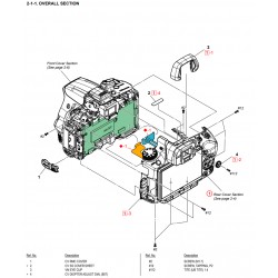 SLT-A33 / SLT-A33L / SLT-A33Y / SLT-A55 / SLT-A55V / SLT-A55L / SLT-A55VL / SLT-A55VY Sony Camera Exploded Diagram