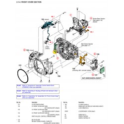SLT-A33 / SLT-A33L / SLT-A33Y / SLT-A55 / SLT-A55V / SLT-A55L / SLT-A55VL / SLT-A55VY Sony Camera Exploded Diagram