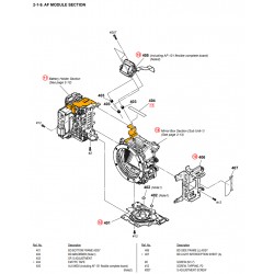 SLT-A33 / SLT-A33L / SLT-A33Y / SLT-A55 / SLT-A55V / SLT-A55L / SLT-A55VL / SLT-A55VY Sony Camera Exploded Diagram