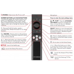 HYUNDAI TV Remote for H50UHDQLDZEN H55UHDQLDZEN H65UHDQLDZEN H75UHDQLDZEN