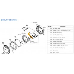 ZV-E10 / ZV-E10L Sony Camera Exploded Diagram