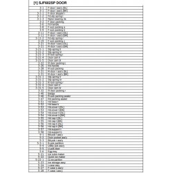 Sharp Refrigerator Exploded Diagram SJ-F602SP-SL / SJ-F602SP-BK / SJ-F653SP-SL / SJ-F653SP-BK
