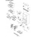 Sharp Refrigerator Exploded Diagram SJ-F602SP-SL / SJ-F602SP-BK / SJ-F653SP-SL / SJ-F653SP-BK