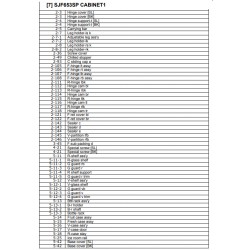 Sharp Refrigerator Exploded Diagram SJ-F602SP-SL / SJ-F602SP-BK / SJ-F653SP-SL / SJ-F653SP-BK