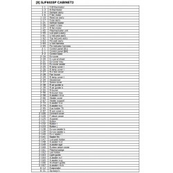 Sharp Refrigerator Exploded Diagram SJ-F602SP-SL / SJ-F602SP-BK / SJ-F653SP-SL / SJ-F653SP-BK