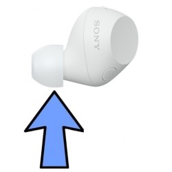 Sony Ear Bud for TRANSPARENT MILKEY WHITE Headphones WF-C500 