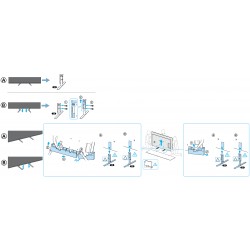 Sony Television Stand Legs for K-85XR50 K85XR50stand S0506311801