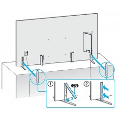 Sony Television Stand Legs for K-55XR80 / K-65XR80