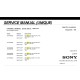Sony KD-43X8000G / KD-49X8000G / KD-55X8000G / KD-65X8000G / KD-75X8000G TV Service Manual