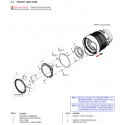 SEL1224G Sony Lens Exploded Diagram