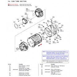 SEL1224G Sony Lens Exploded Diagram