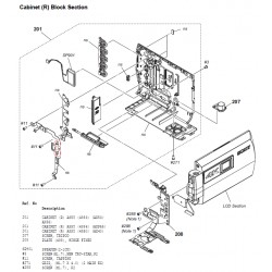 FDR-AX40 FDR-AX53 FDR-AX55 FDR-AXP55 Sony Camera Exploded Diagram