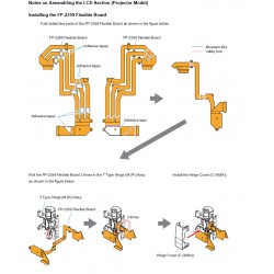 Sony FP-2359 FLEXIBLE PWB for FDR-AX40 / FDR-AX53 / FDR-AX55 / FDR-AXP55