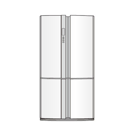 Sharp Refrigerator Exploded Diagram SJ-XE676F-SL / SJ-XE624F-SL