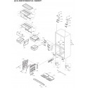 Sharp Refrigerator Exploded Diagram SJ-XE676F-SL / SJ-XE624F-SL
