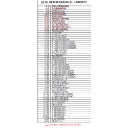 Sharp Refrigerator Exploded Diagram SJ-XE676F-SL / SJ-XE624F-SL