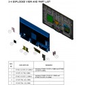 XR75X95J Sony Television Exploded Diagram