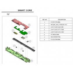XR75X95J Sony Television Exploded Diagram