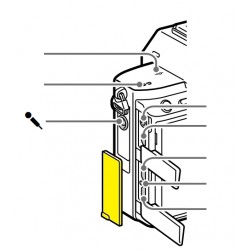 Sony Microphone Lid for ILCE-7M3 ILCE-7M3K S0472952402 S0472952401