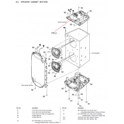 GTK-XB60 Sony Audio Exploded Diagram