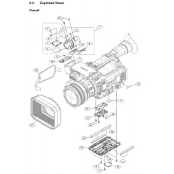 PXW-X200 Sony Camera Exploded Diagram